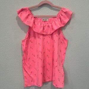 H & M Girl's Flamingo Sleeveless Top